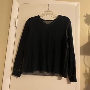Comfy long sleeve back top